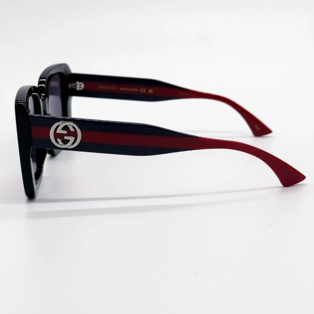 NEW GUCCI GG1861S 004 WOMEN SHINY BLACK SUNGLASSES GUCCI